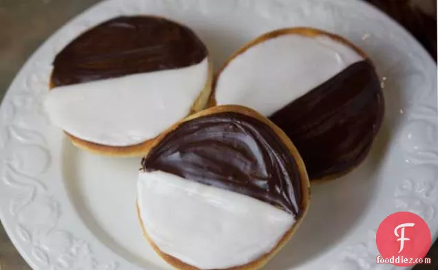 Black and White Cookies Inspired by Zabar’s