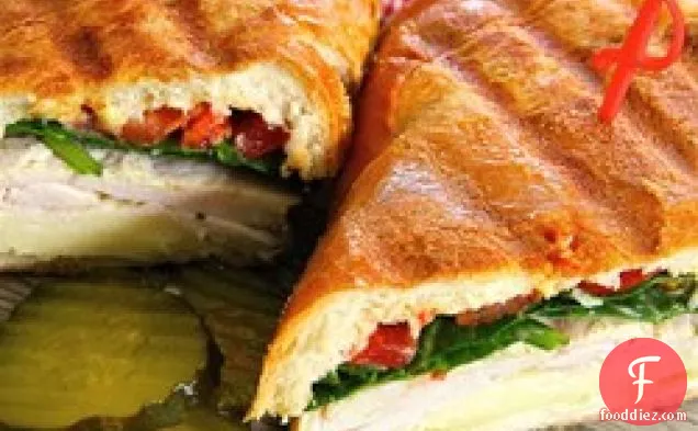 Grilled Turkey and Swiss Sandwich