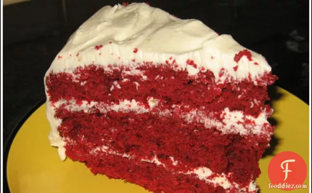 Waldorf Astoria Original Red Velvet Cake with Cooked Icing