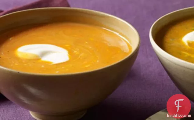 Roasted Pepper And Sweet Corn Soup