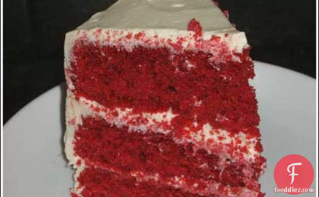 Red Velvet Cake Made With White Lily