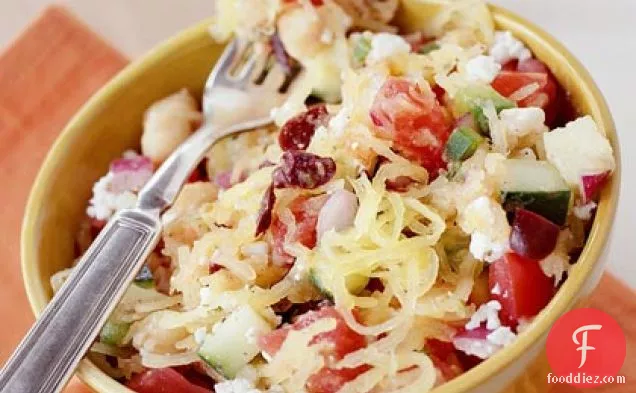 Greek-Style Salad with Spaghetti Squash