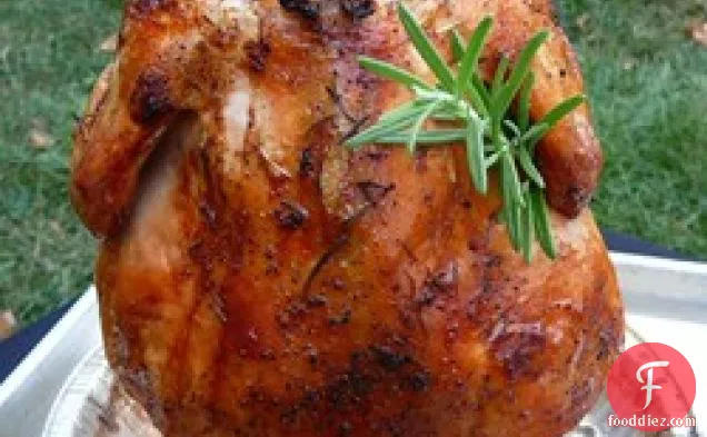 भुना हुआ बीयर बट लाइम चिकन