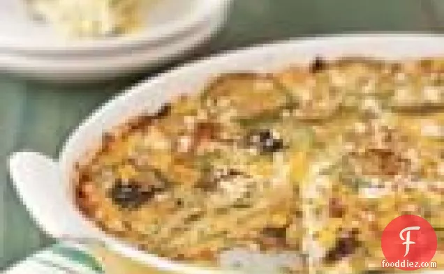 Zucchini And Corn Torta With Cilantro-lime Crema