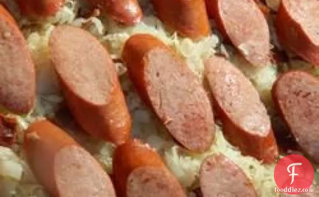 स्पाएट्ज़ल, सौकरकूट और सॉसेज पुलाव