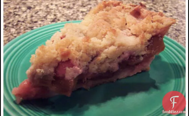 Rhubarb Crumb Pie and Apple Crumb Pie