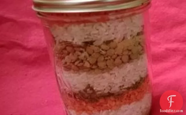 Rice and Lentil Soup in a Jar