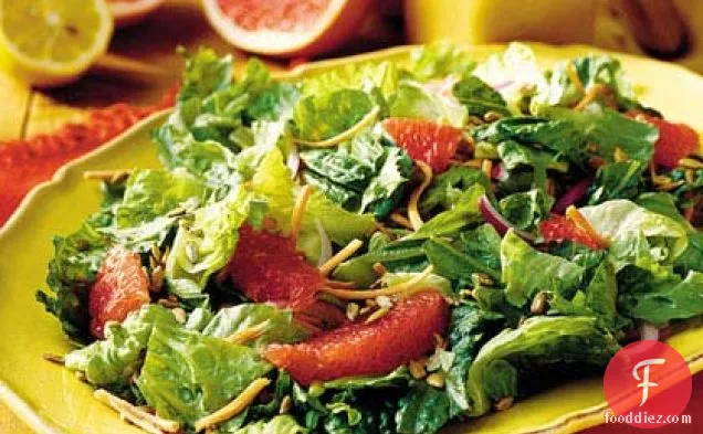 Salad with Red Grapefruit-Lemon Vinaigrette