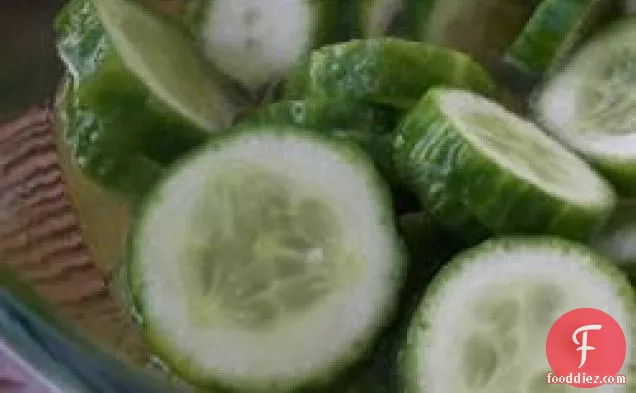 Chinese Pickled Cucumbers