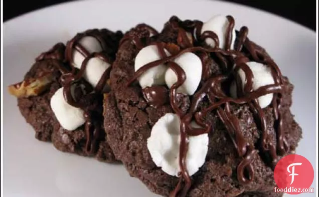 Rocky Road Chocolate Cookies