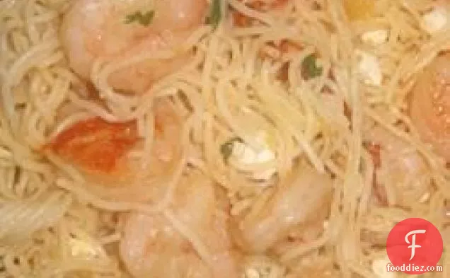 Feta Shrimp Pasta