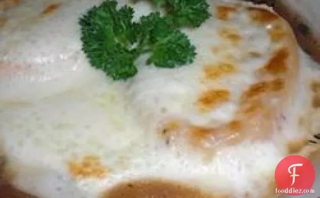 फ्रेंच प्याज सूप वी