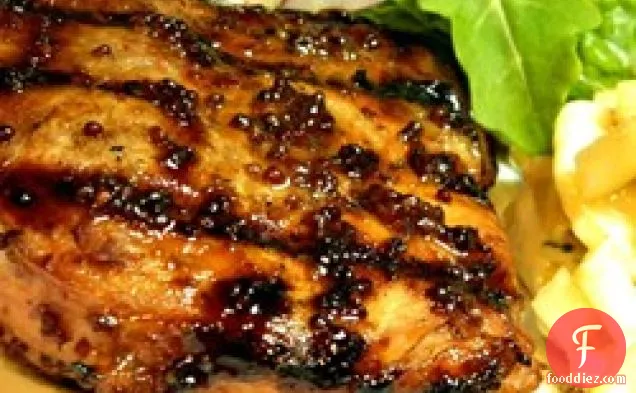 Dijon Grilled Pork Chops