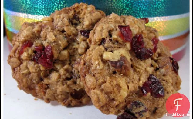 Outrageous Cranberry-Walnut Oatmeal Cookies