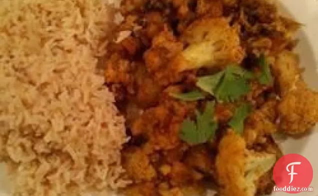Cauliflower and Potato Stir-Fry - East Indian