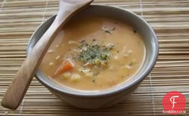Ash-e-jow (Iranian/Persian Barley Soup)