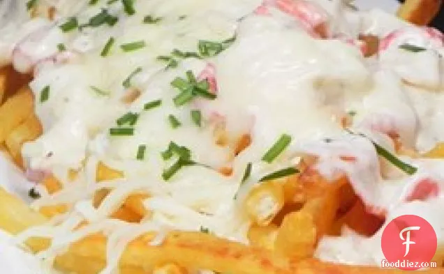 Creamed Hot Lobster Sandwich or Lobster Poutine