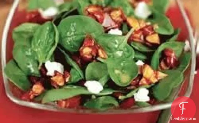 Almond Spinach Salad