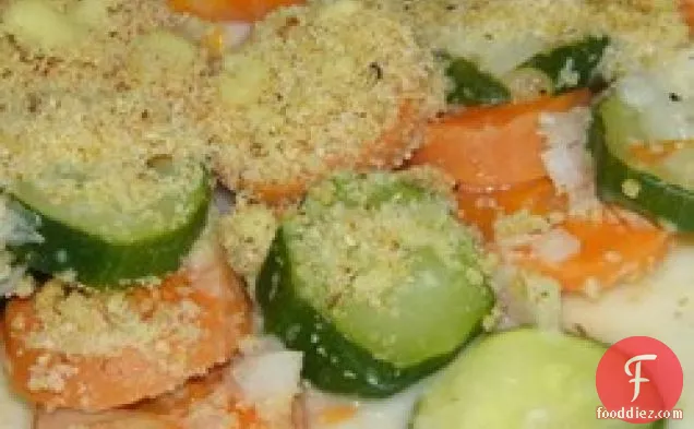 Carrot Zucchini Vegetable Casserole