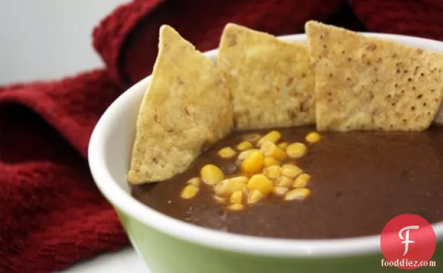 Black Bean & Salsa Soup