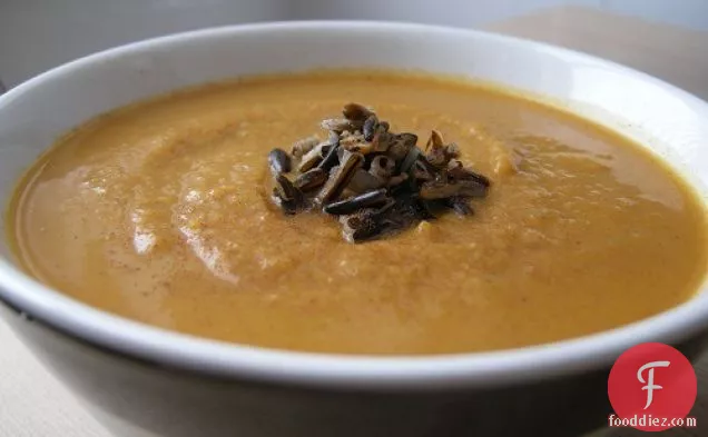 Curried Sweet Potato & Wild Rice Soup
