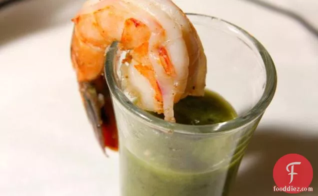 Shrimp-Tomatillo Cocktail