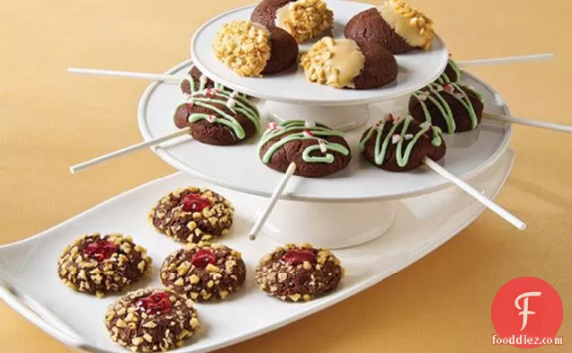 Chewy Chocolate Cookies Three Ways