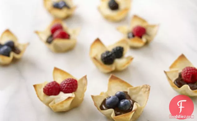 SNACK DELIGHTS Berry Won Ton Cups
