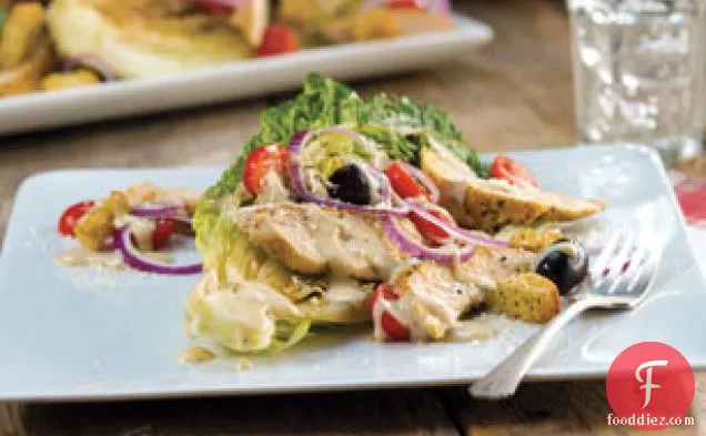 Grilled Chicken & Romaine Caesar Salad