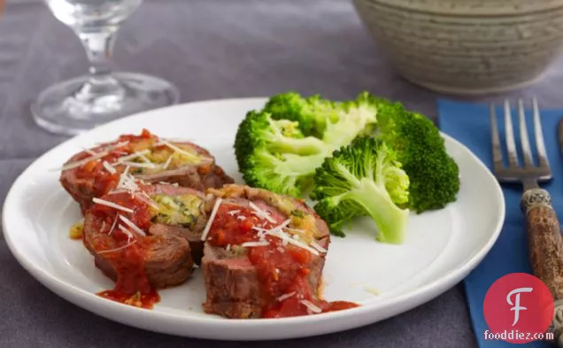 Stuffed Flank Steak for Two