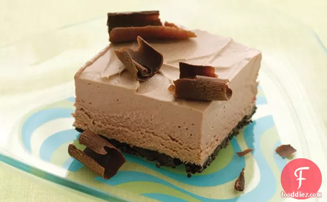 Frozen Chocolate Mousse Squares