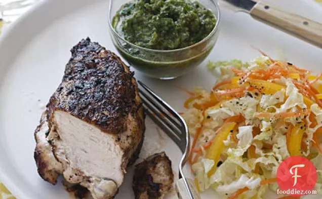 Chimichurri 'Cued Chicken