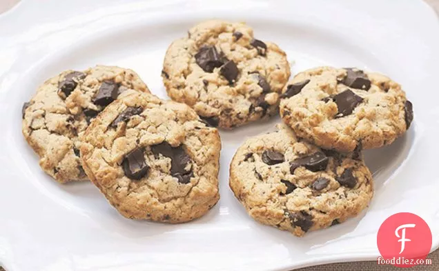 Peanut Butter, Oatmeal & Chocolate Chunk Cookies