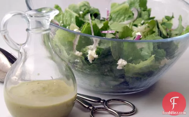 Green Salad With Frontera Salsa Dressing