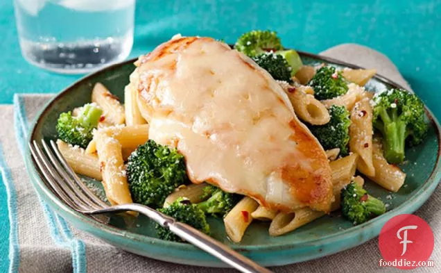 Tuscan Italian Chicken with Penne & Broccoli