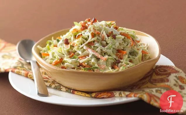 Ranch-Style Coleslaw with Bacon