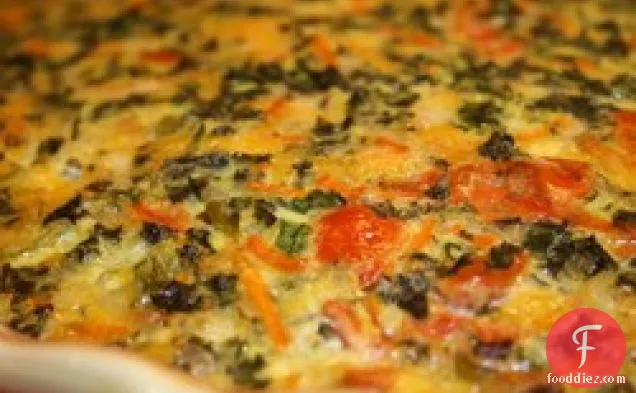 Summer Garden Crustless Quiche