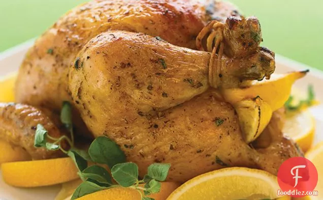 Greek-Style Lemon Roast Chicken