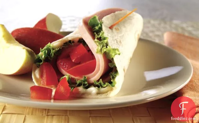 Easy Wrap Turkey Sandwich