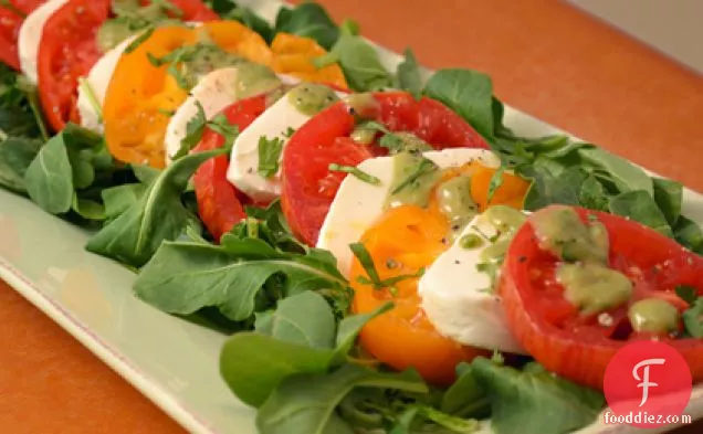Heirloom Tomato Salad With Avocado Cilantro Dressing