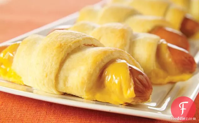 Cheesy Mummy Wrapped Dogs