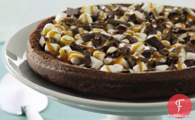 Chocolate-Caramel Marshmallow Torte