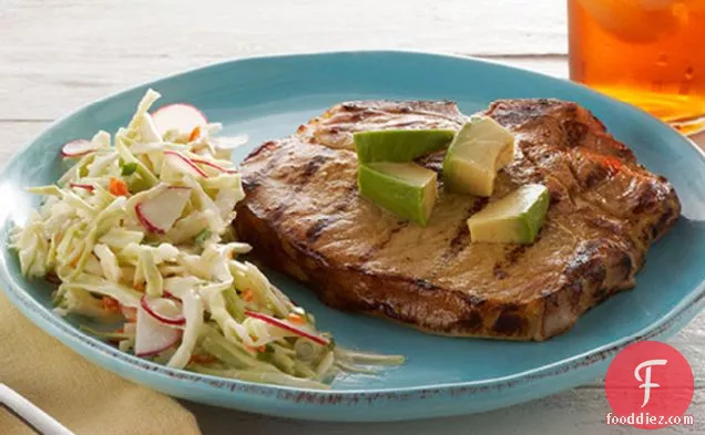 Grilled Pork Chops Yucatan-Style