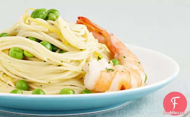 Pasta With Shrimp and Peas