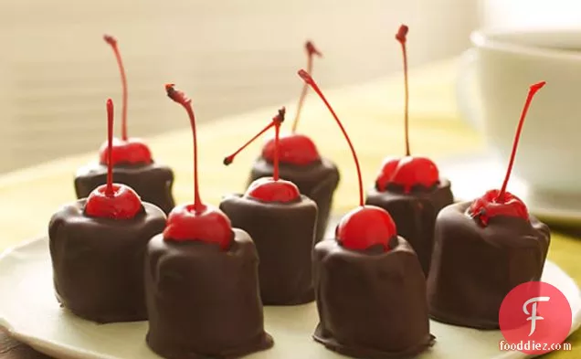 Chocolate-Covered Marshmallow Kisses