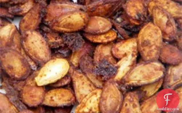 काजुन मसालेदार भुना हुआ कद्दू के बीज