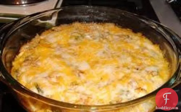 नट्स के साथ ग्रीष्मकालीन स्क्वैश पुलाव