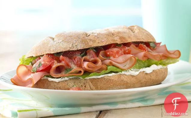 Bruschetta & Ham Sandwich