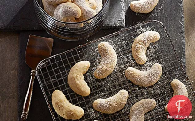 Snow-Covered Almond Crescents