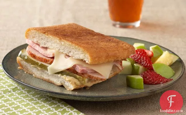 Cuban-Style Ham & Turkey Sandwiches
